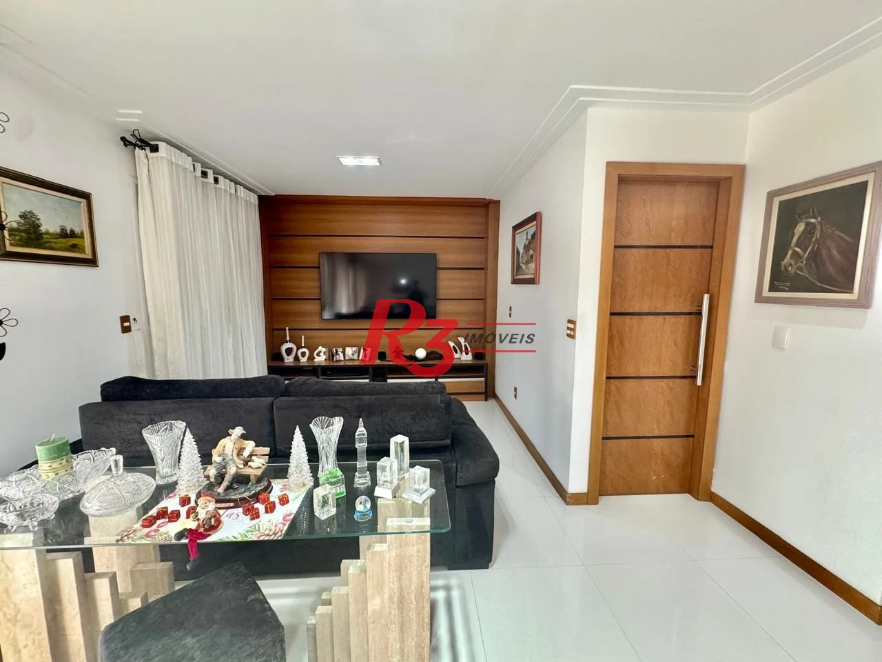 Apartamento com 3 dormitórios para alugar, 160 m² por R$ 12.000,00/mês - Gonzaga - Santos/SP