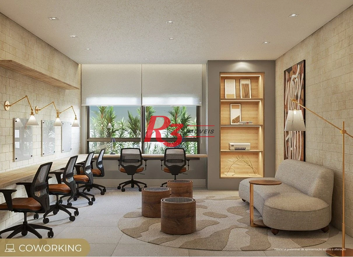 Apartamento à venda, 49 m² por R$ 636.000,00 - Marapé - Santos/SP