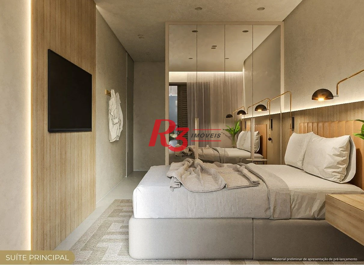 Apartamento à venda, 49 m² por R$ 636.000,00 - Marapé - Santos/SP