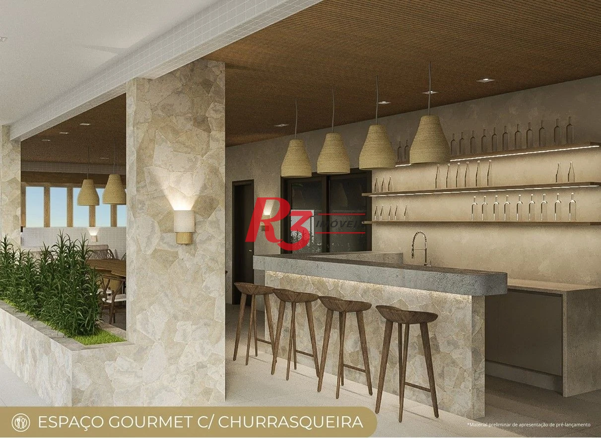 Apartamento à venda, 49 m² por R$ 636.000,00 - Marapé - Santos/SP