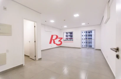 Sala para alugar, 42 m² por R$ 3.000,00/mês - Vila Matias - Santos/SP