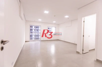 Sala para alugar, 42 m² por R$ 3.000,00/mês - Vila Matias - Santos/SP