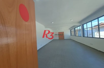 Sala para alugar, 240 m² por R$ 4.500,00/mês - Vila Mathias - Santos/SP