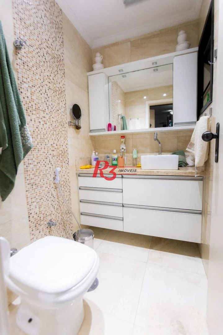 Apartamento com 3 dormitórios à venda, 169 m² por R$ 990.000,00 - Boqueirão - Santos/SP