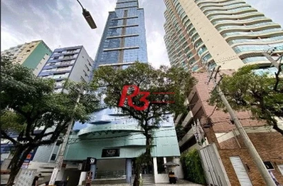 Flat à venda, 25 m² por R$ 410.000,00 - Gonzaga - Santos/SP