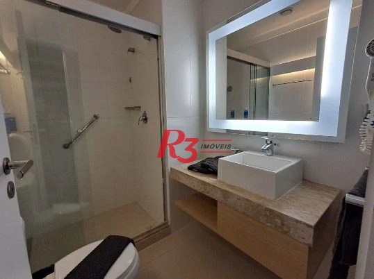 Flat à venda, 25 m² por R$ 410.000,00 - Gonzaga - Santos/SP