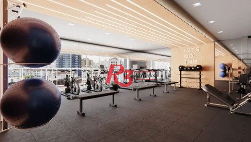Apartamento à venda, 38 m² por R$ 560.000,00 - Macuco - Santos/SP