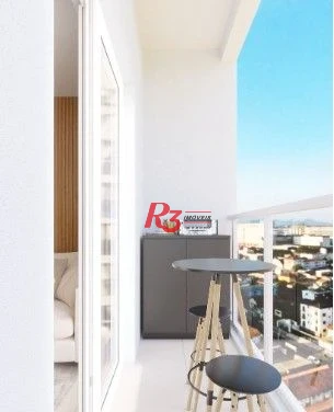 Apartamento à venda, 38 m² por R$ 560.000,00 - Macuco - Santos/SP