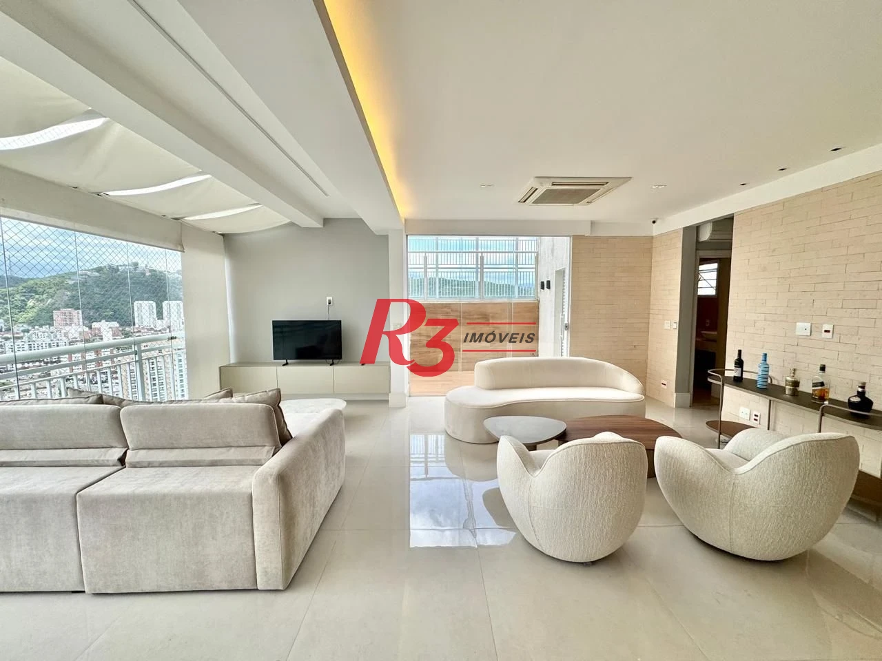 Cobertura com 5 dormitórios à venda, 265 m² por R$ 3.299.000,00 - Gonzaga - Santos/SP