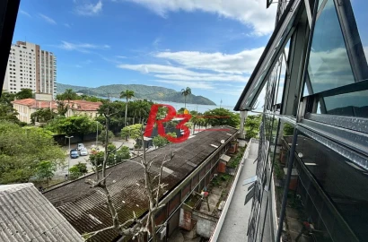 Apartamento com 1 dormitório à venda, 42 m² - Aparecida - Santos/SP