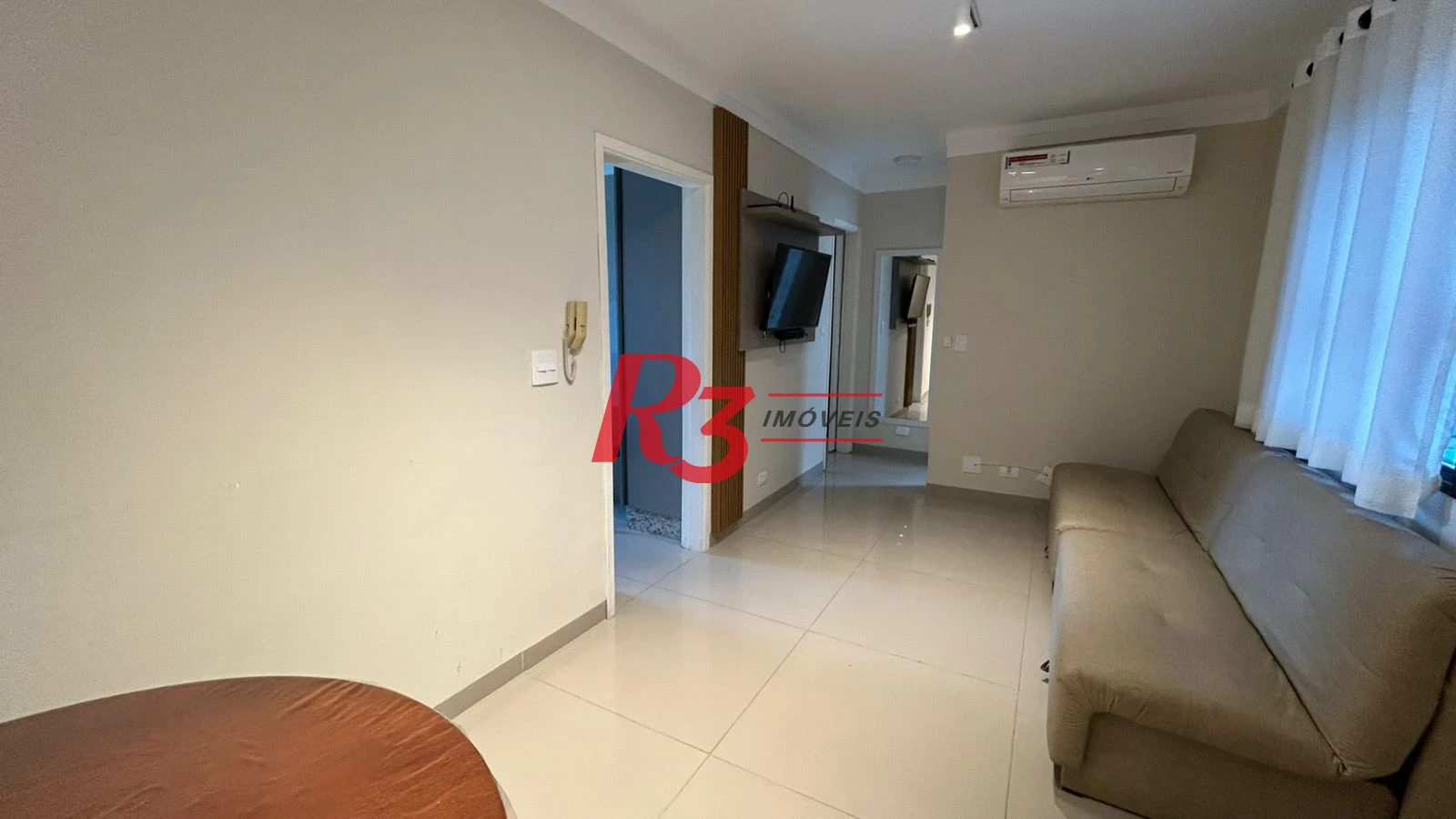 Apartamento com 1 dormitório à venda, 42 m² - Aparecida - Santos/SP