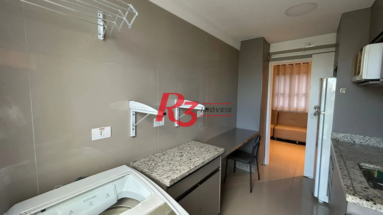 Apartamento com 1 dormitório à venda, 42 m² - Aparecida - Santos/SP
