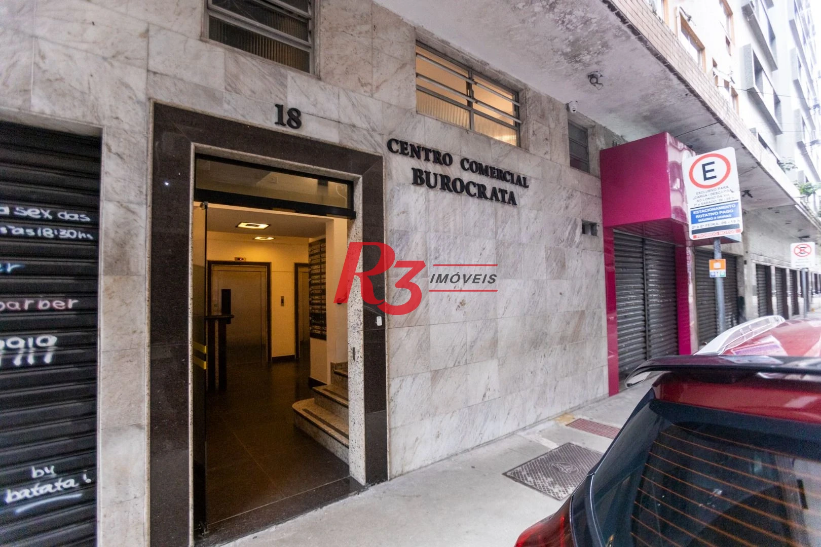 Sala para alugar, 26 m² por R$ 3.000,00/mês - Centro - Santos/SP