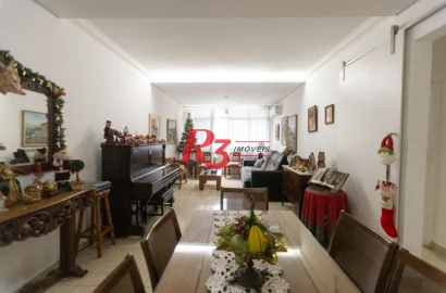 Apartamento com 3 dormitórios à venda, 153 m² por R$ 890.000,00 - Gonzaga - Santos/SP