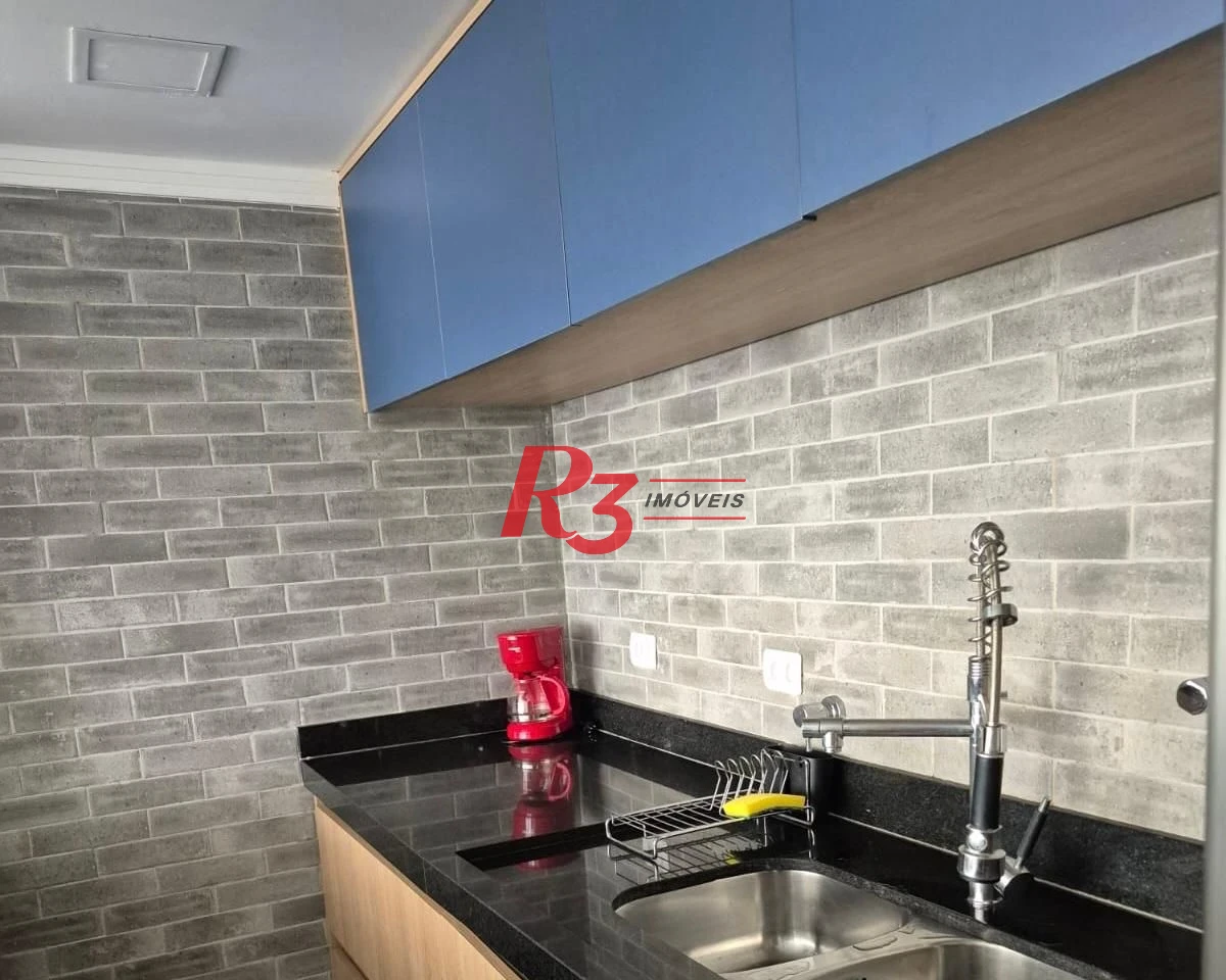 Flat à venda, 70 m² por R$ 690.000,00 - Gonzaga - Santos/SP