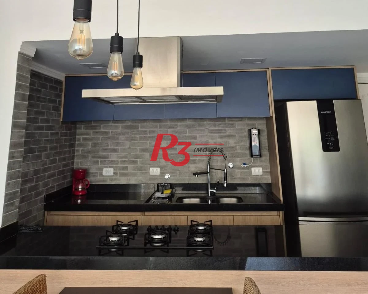 Flat à venda, 70 m² por R$ 690.000,00 - Gonzaga - Santos/SP