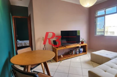 Apartamento à venda, 62 m² por R$ 335.000,00 - Aparecida - Santos/SP