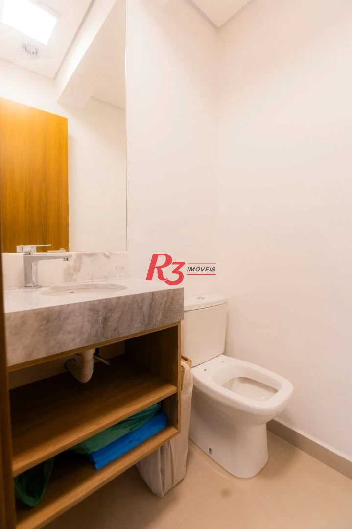 Apartamento para alugar, 81 m² por R$ 8.000,00/mês - Boqueirão - Santos/SP