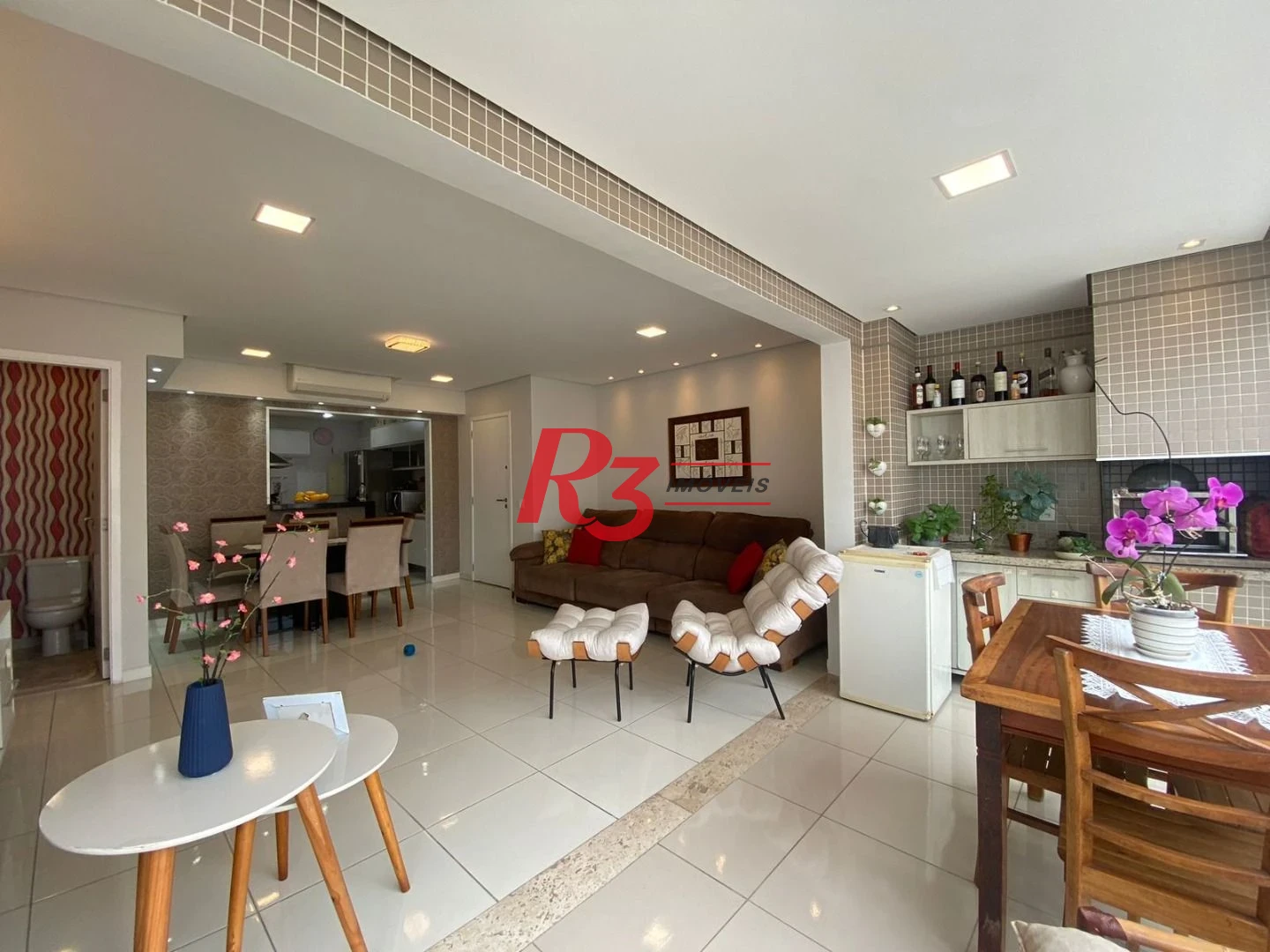 Apartamento com 3 dormitórios à venda, 100 m² por R$ 1.300.000,00 - José Menino - Santos/SP