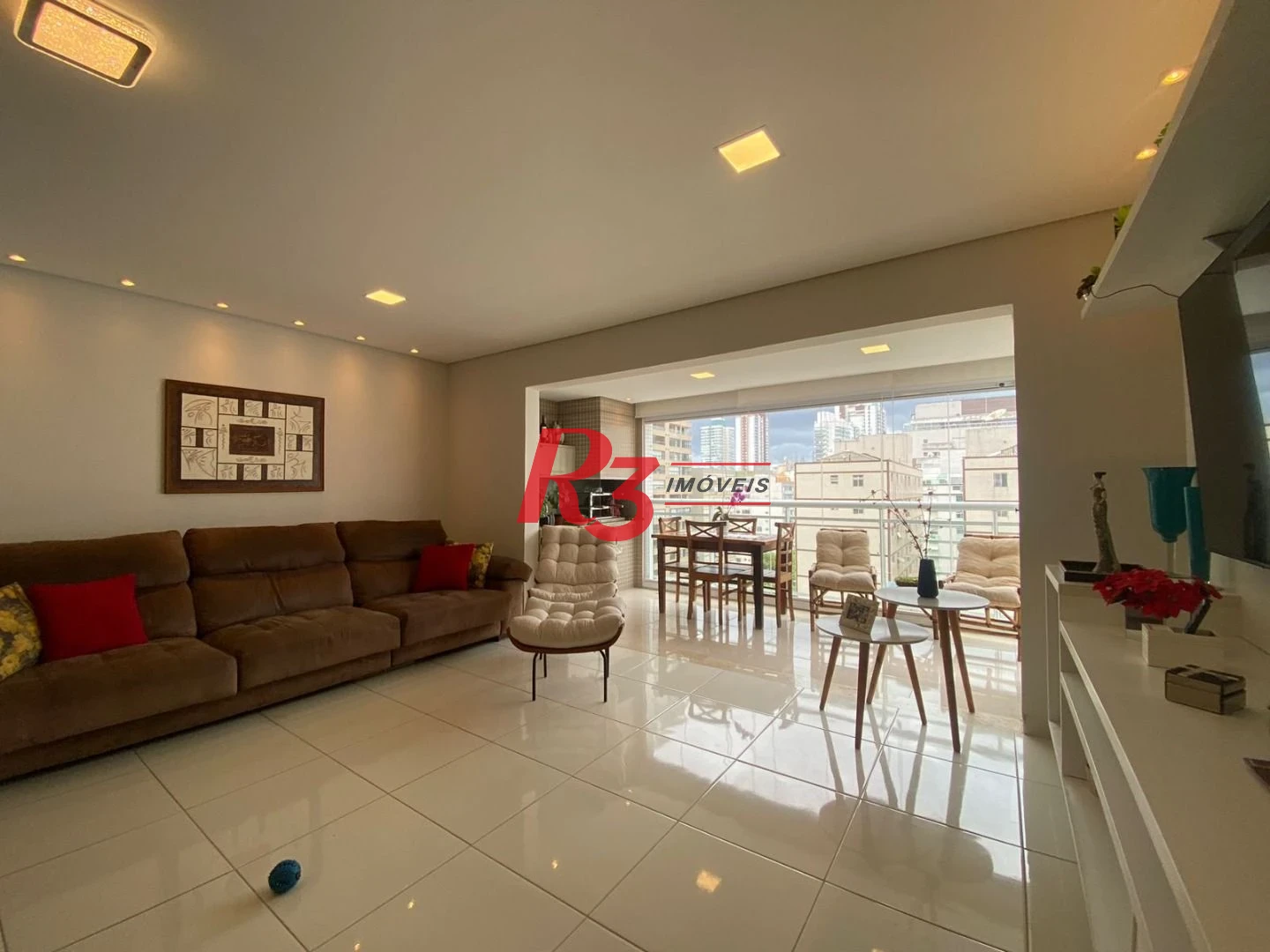 Apartamento com 3 dormitórios à venda, 100 m² por R$ 1.300.000,00 - José Menino - Santos/SP
