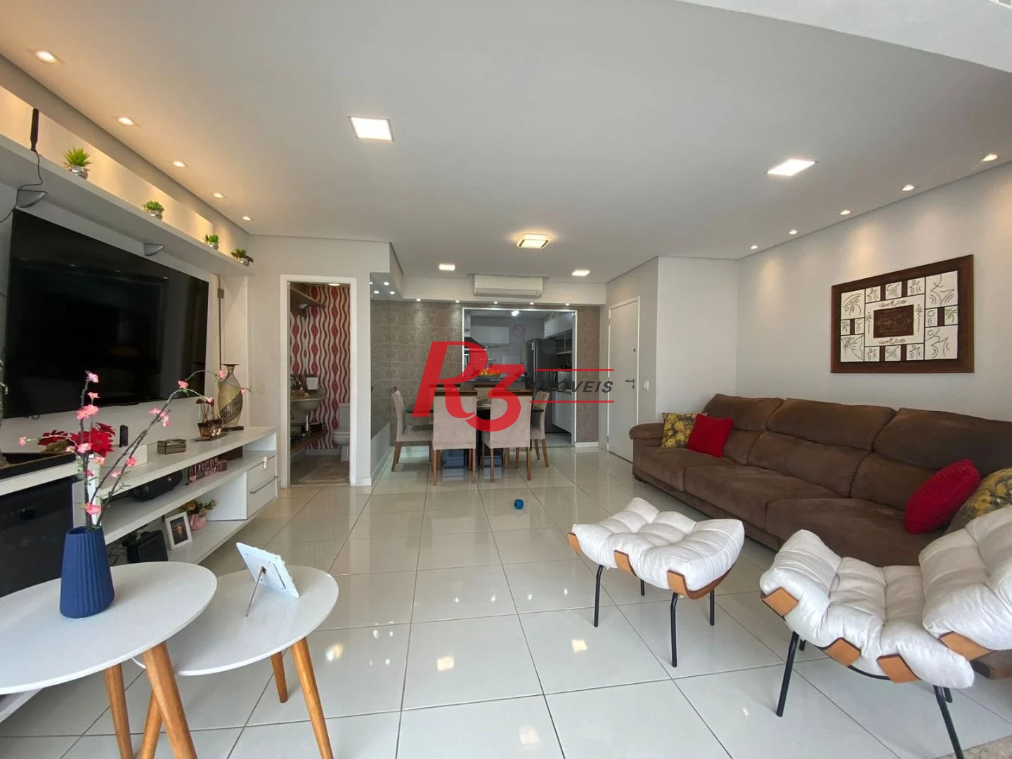 Apartamento com 3 dormitórios à venda, 100 m² por R$ 1.300.000,00 - José Menino - Santos/SP