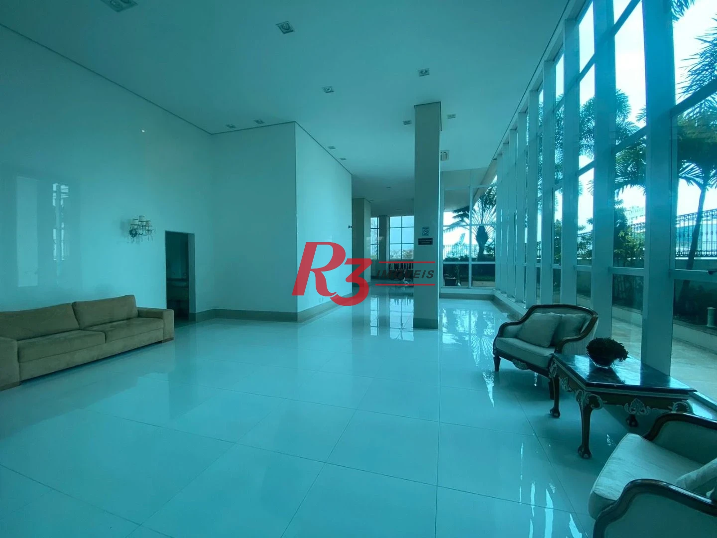 Apartamento com 2 dormitórios para alugar, 128 m² por R$ 14.000,01/mês - Aparecida - Santos/SP
