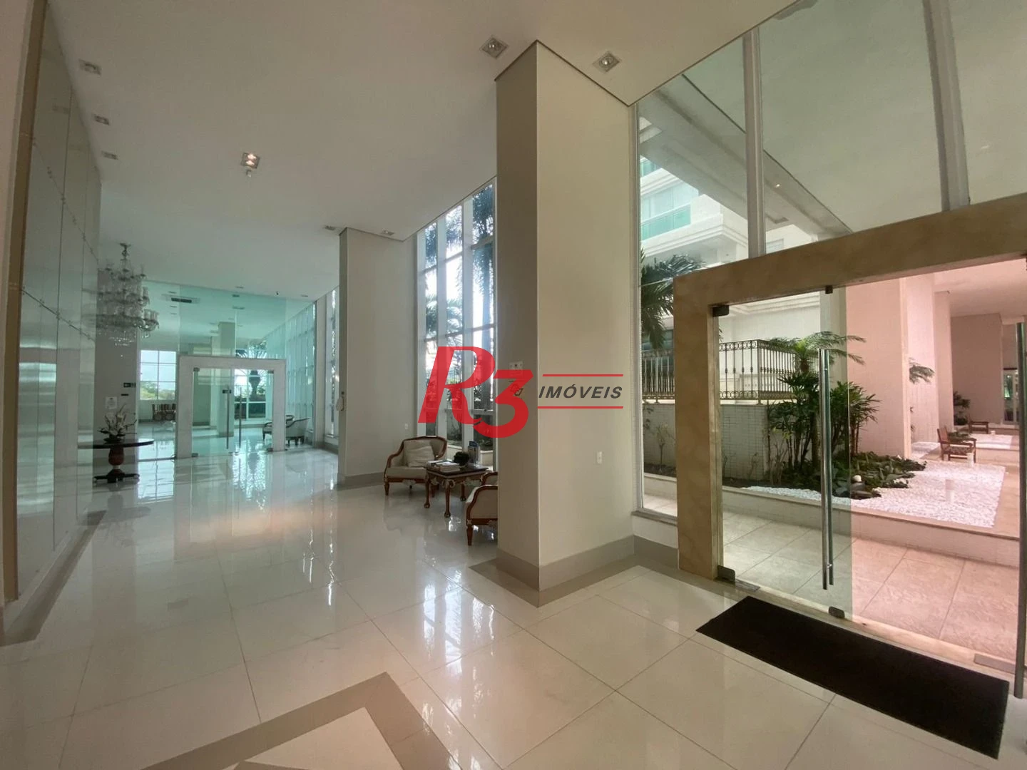 Apartamento com 2 dormitórios para alugar, 128 m² por R$ 14.000,01/mês - Aparecida - Santos/SP