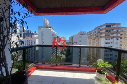Apartamento com 2 dormitórios à venda, 105 m² por R$ 977.000,00 - Ponta da Praia - Santos/SP