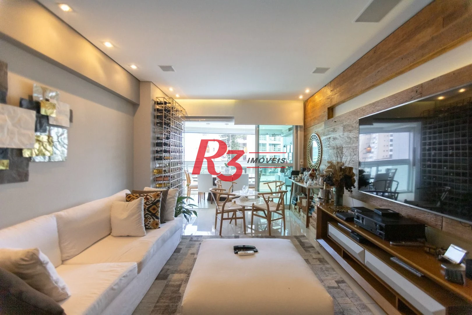 Apartamento com 2 dormitórios à venda, 134 m² por R$ 2.200.000,00 - Ponta da Praia - Santos/SP