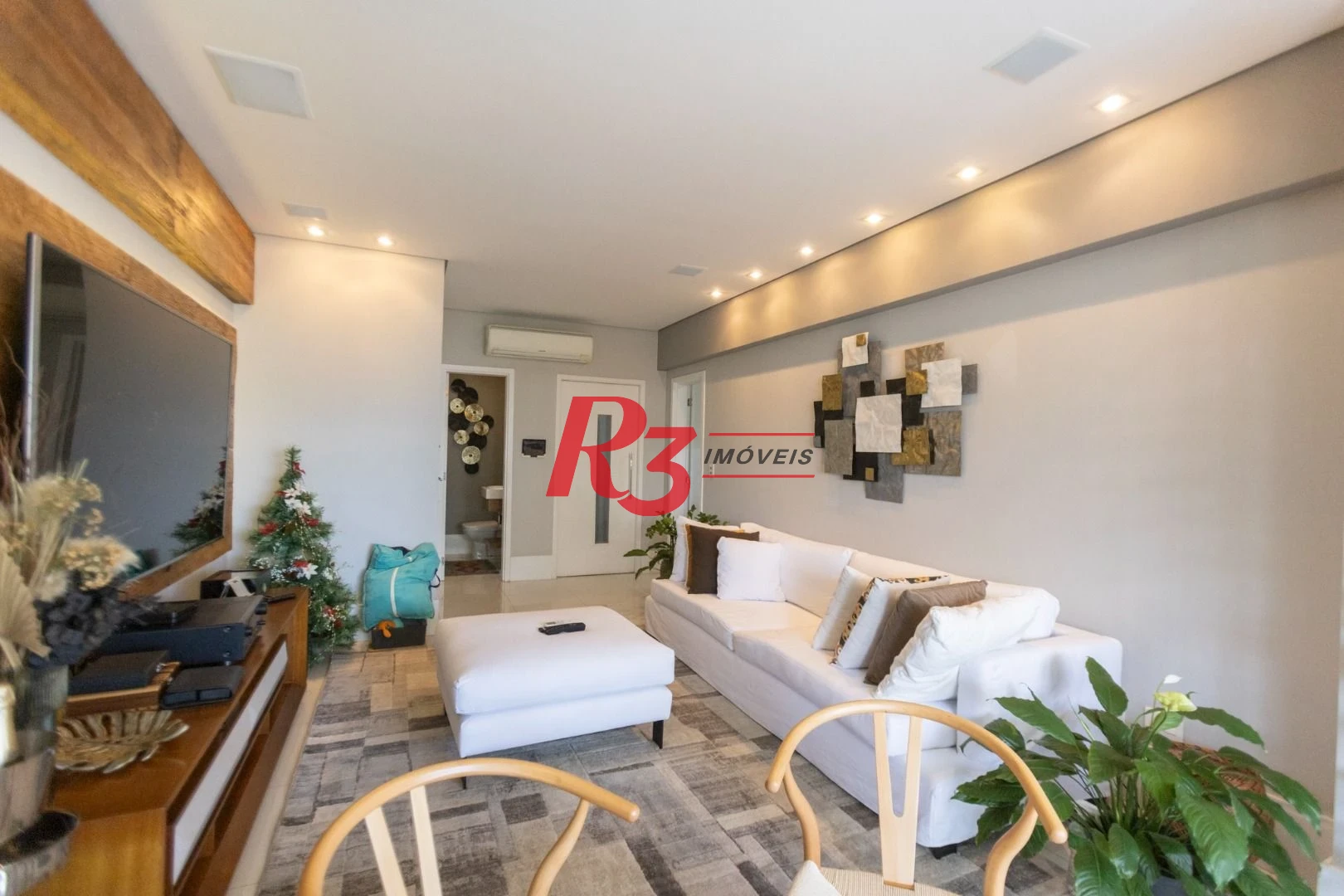 Apartamento com 2 dormitórios à venda, 134 m² por R$ 2.200.000,00 - Ponta da Praia - Santos/SP