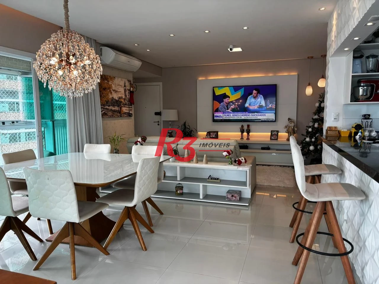 Apartamento com 3 dormitórios à venda, 129 m² por R$ 2.240.000,00 - Gonzaga - Santos/SP