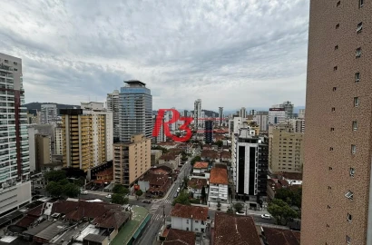 Apartamento com 3 dormitórios à venda, 129 m² por R$ 2.240.000,00 - Gonzaga - Santos/SP
