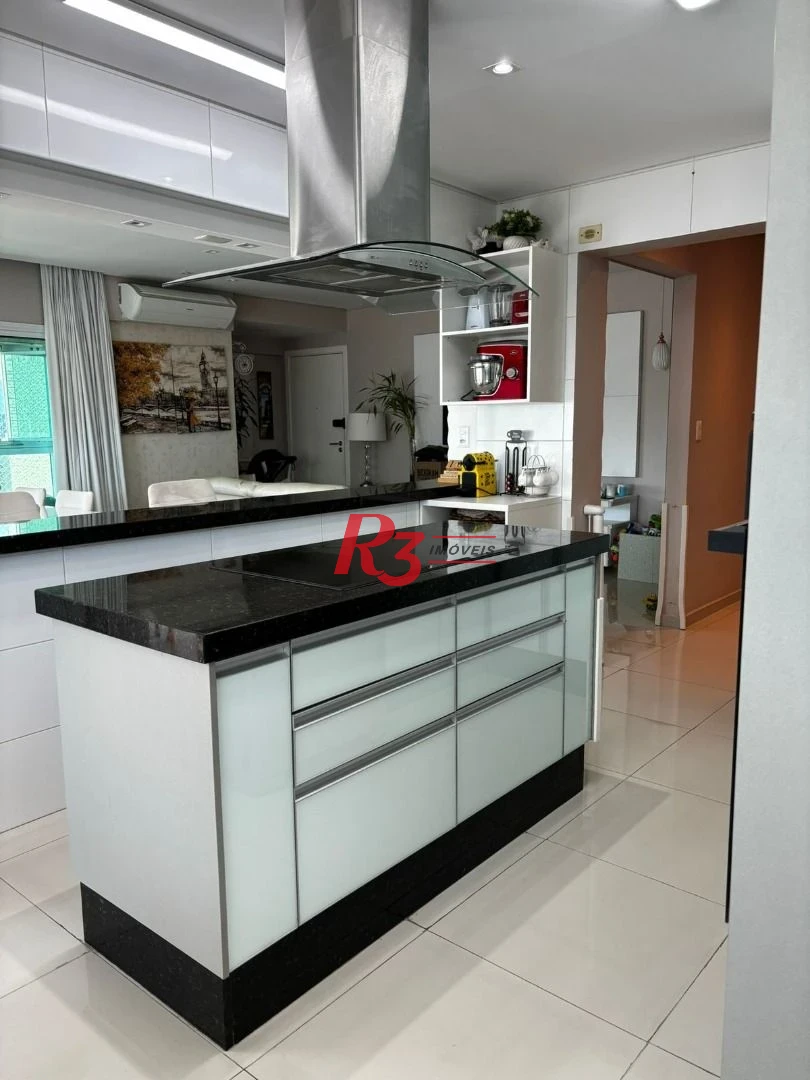 Apartamento com 3 dormitórios à venda, 129 m² por R$ 2.240.000,00 - Gonzaga - Santos/SP