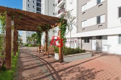 Apartamento com 2 dormitórios à venda, 49 m² por R$ 300.000,00 - Castelo - Santos/SP