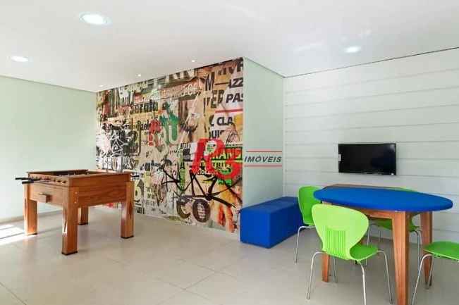 Apartamento com 2 dormitórios à venda, 49 m² por R$ 300.000,00 - Castelo - Santos/SP