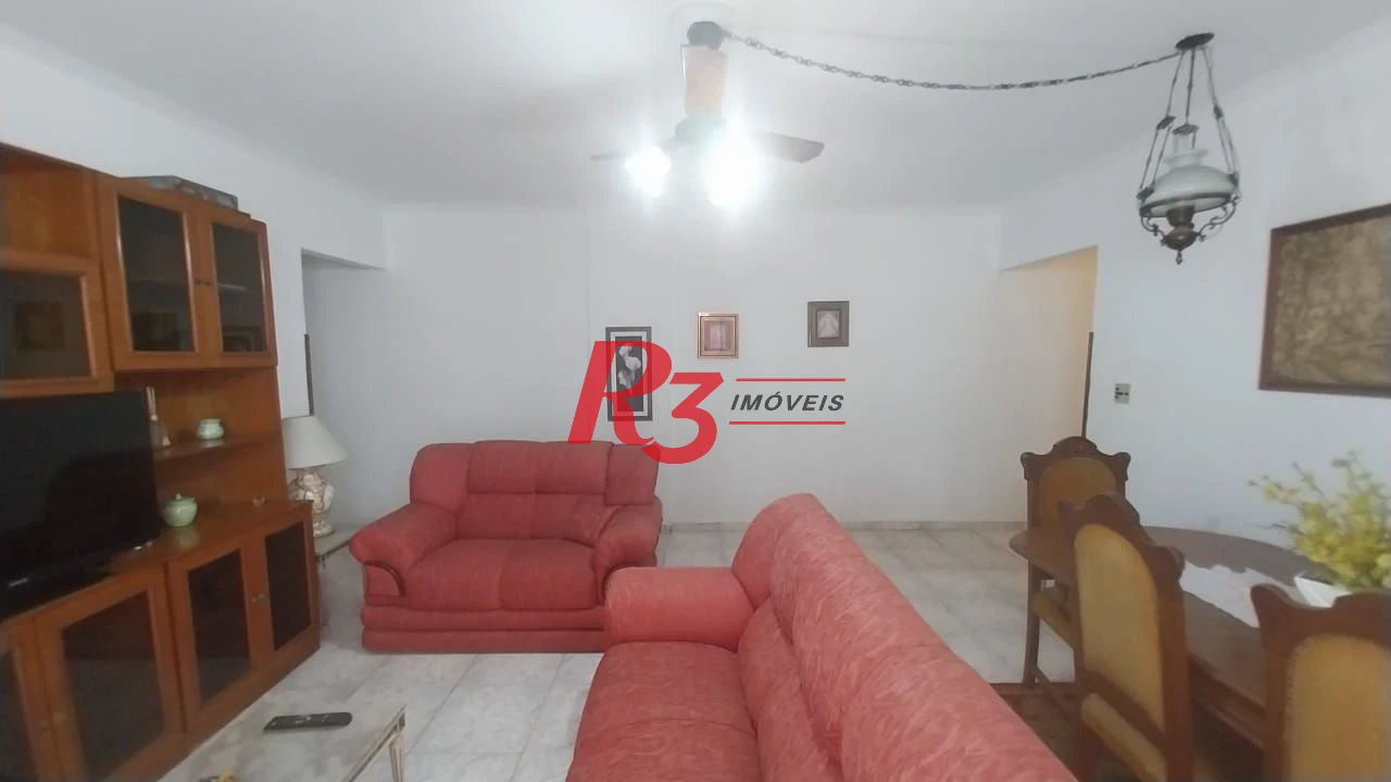Apartamento com 3 dormitórios à venda, 134 m² por R$ 690.000,00 - Pompéia - Santos/SP