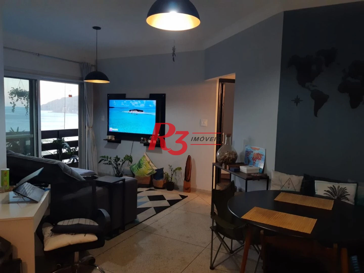 Apartamento com 1 dormitório à venda, 65 m² por R$ 390.000,00 - Centro - São Vicente/SP