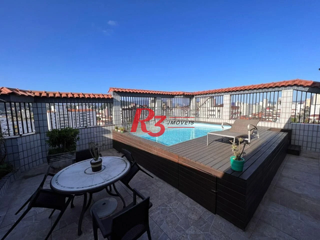Cobertura à venda, 201 m² por R$ 1.700.000,00 - Campo Grande - Santos/SP