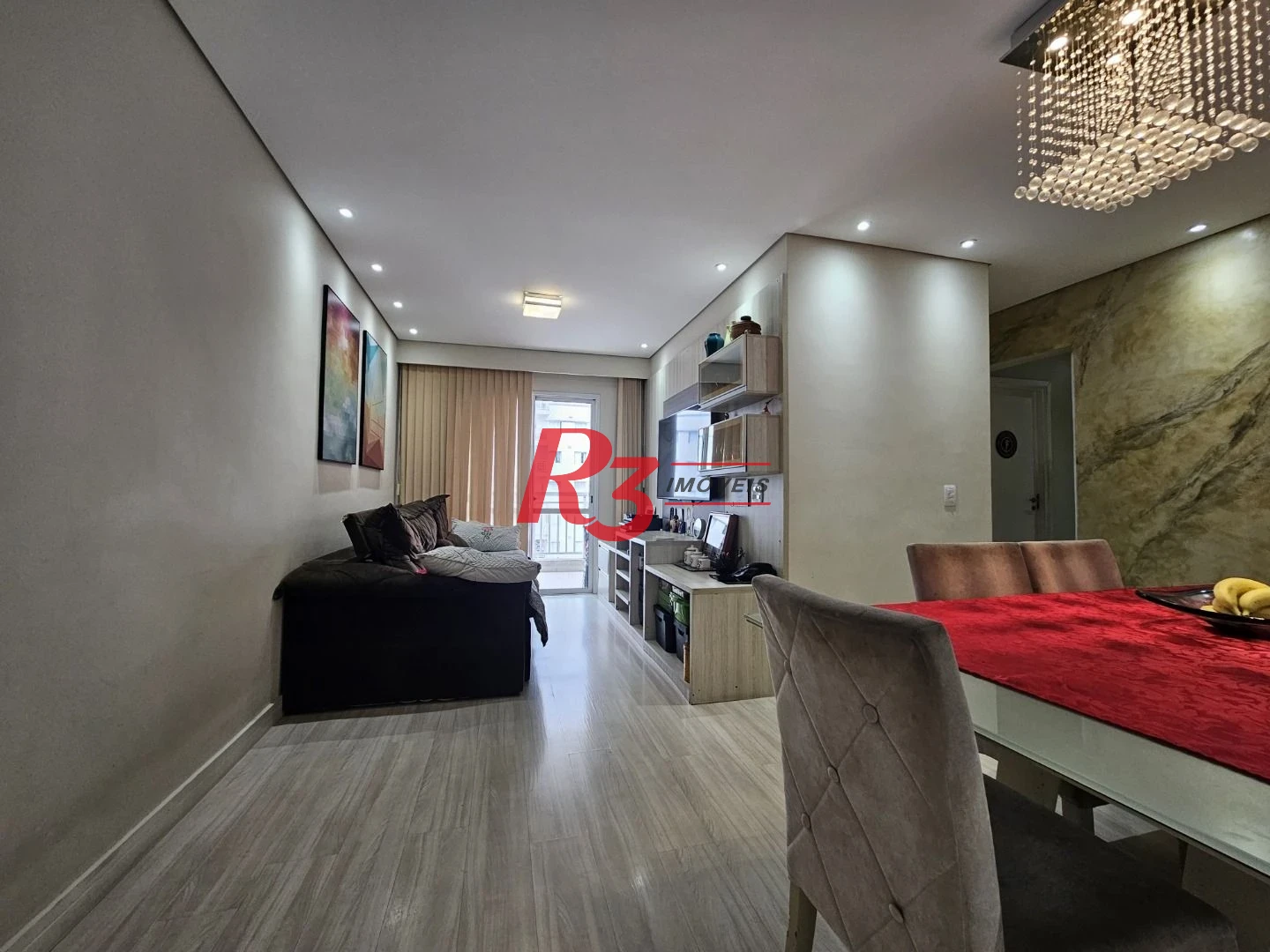 Apartamento com 3 dormitórios à venda, 84 m² por R$ 770.000,00 - Marapé - Santos/SP