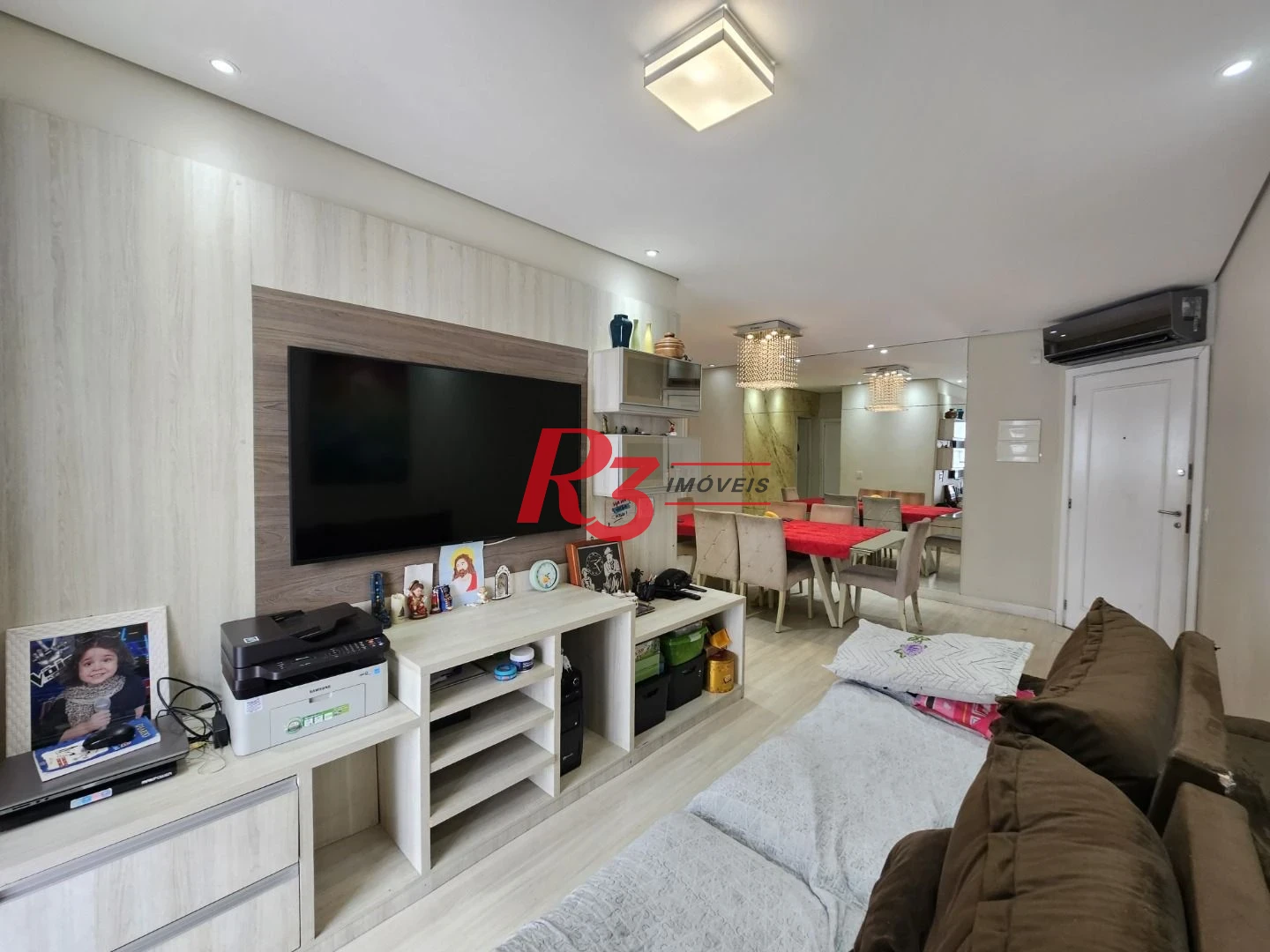 Apartamento com 3 dormitórios à venda, 84 m² por R$ 770.000,00 - Marapé - Santos/SP