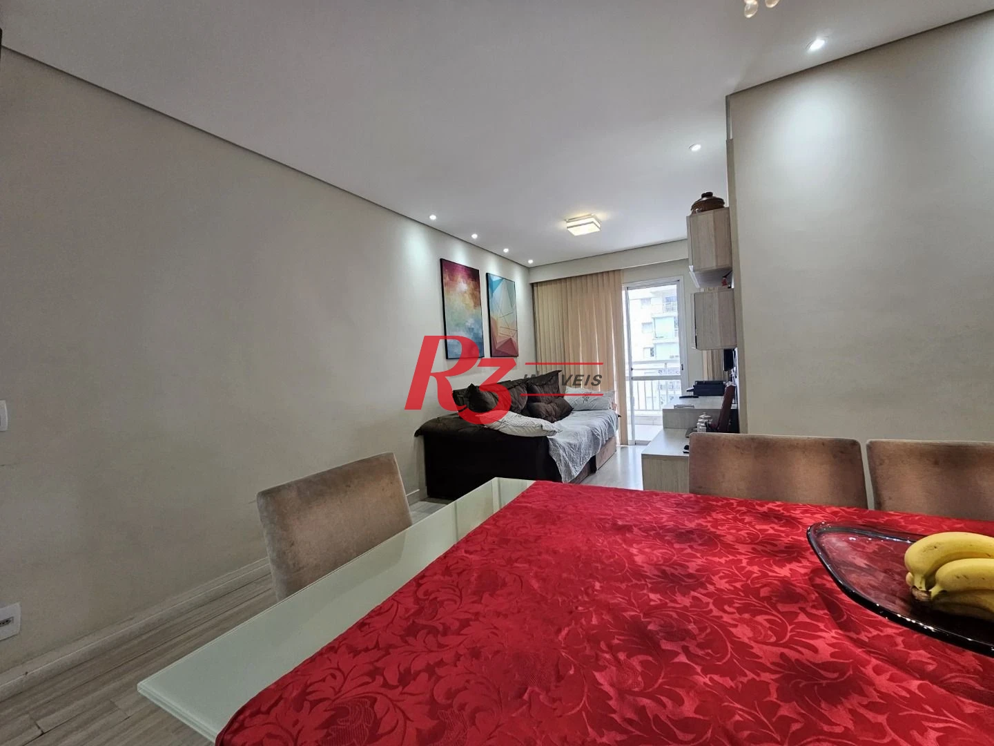 Apartamento com 3 dormitórios à venda, 84 m² por R$ 770.000,00 - Marapé - Santos/SP