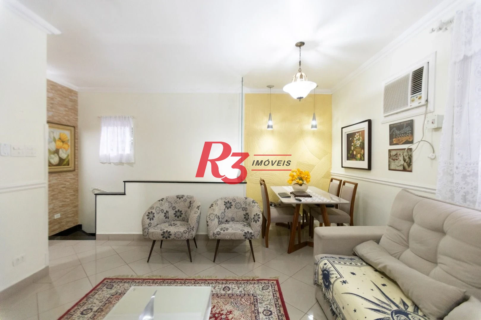 Apartamento com 2 dormitórios à venda, 80 m² por R$ 480.000,00 - Campo Grande - Santos/SP