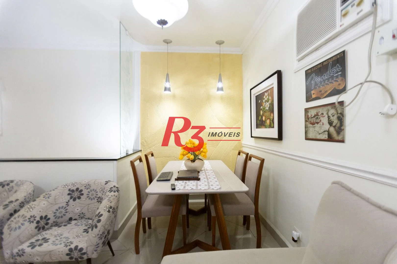 Apartamento com 2 dormitórios à venda, 80 m² por R$ 480.000,00 - Campo Grande - Santos/SP