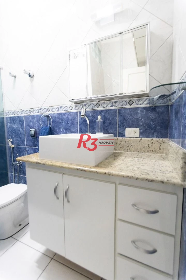 Apartamento com 2 dormitórios à venda, 80 m² por R$ 480.000,00 - Campo Grande - Santos/SP