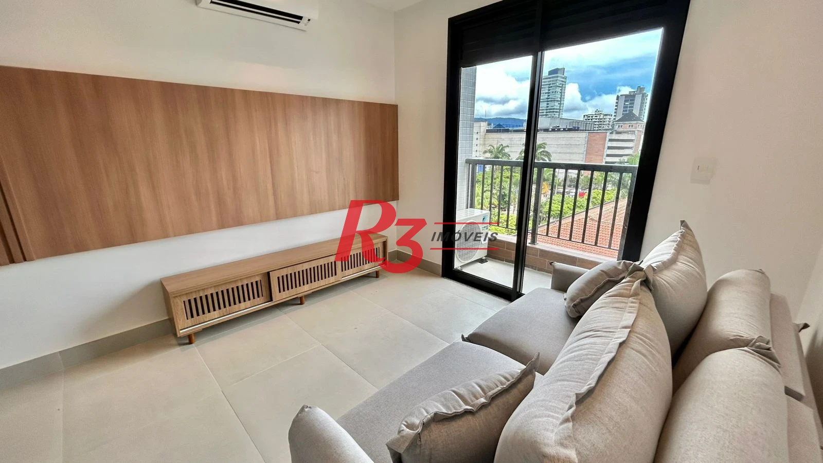 Apartamento com 1 dormitório para alugar, 47 m² por R$ 5.500,00/mês - Embaré - Santos/SP