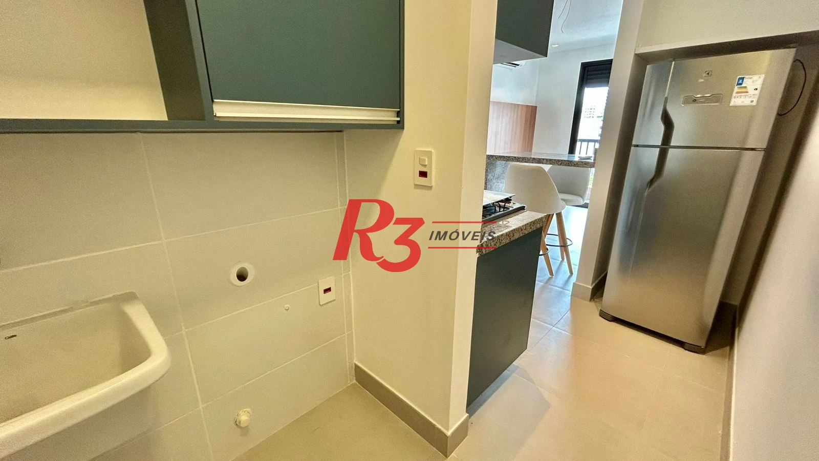 Apartamento com 1 dormitório para alugar, 47 m² por R$ 5.500,00/mês - Embaré - Santos/SP