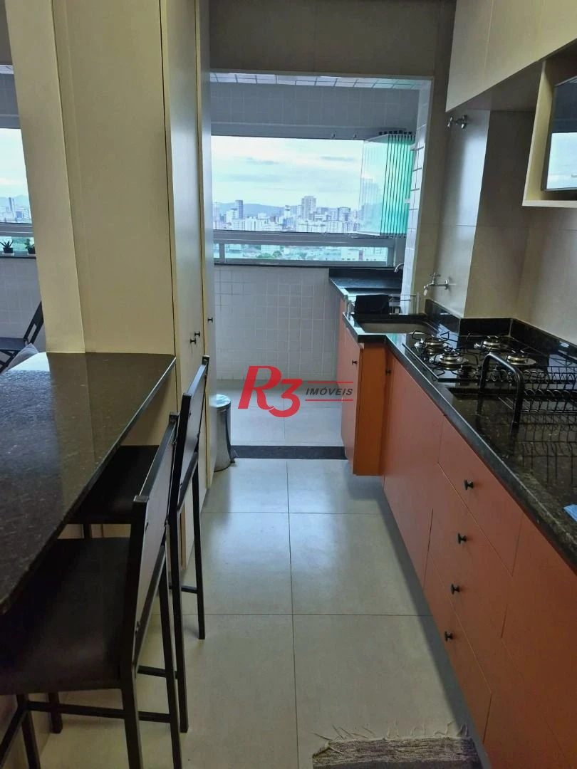 Apartamento com 2 dormitórios à venda, 55 m² por R$ 690.000,00 - Marapé - Santos/SP