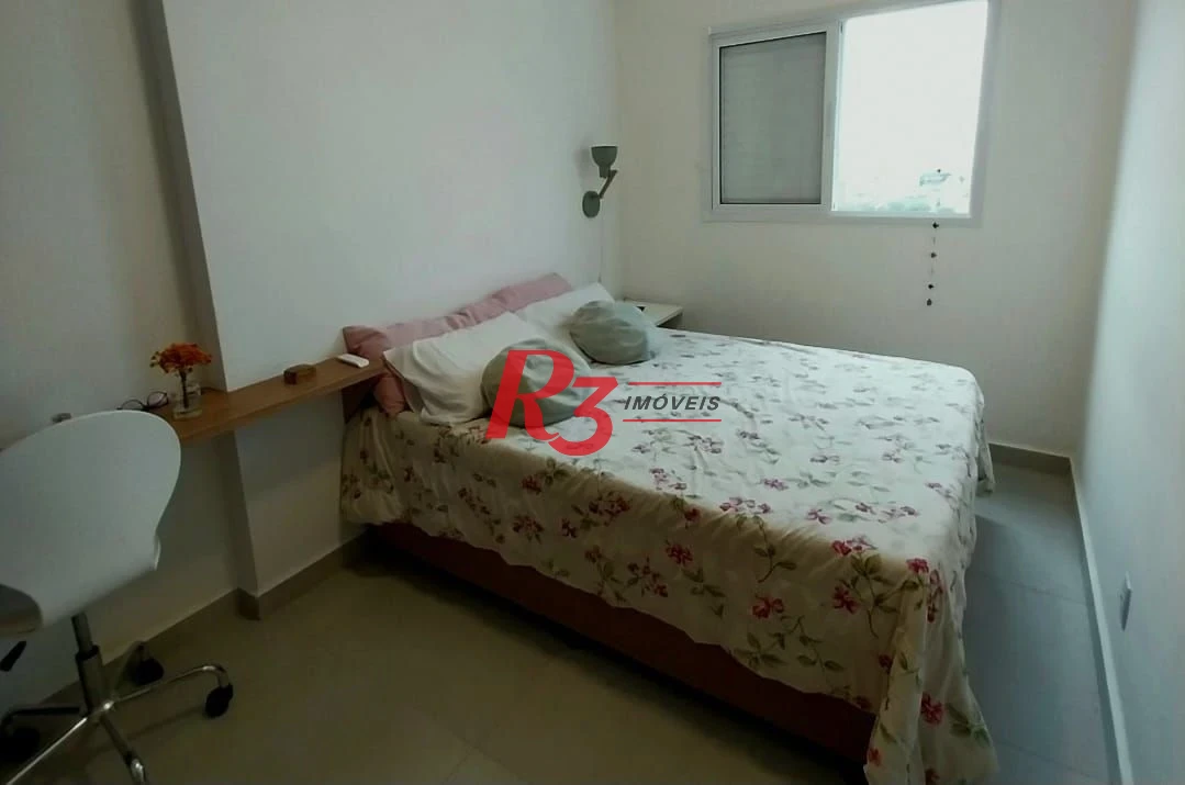 Apartamento com 2 dormitórios à venda, 55 m² por R$ 690.000,00 - Marapé - Santos/SP