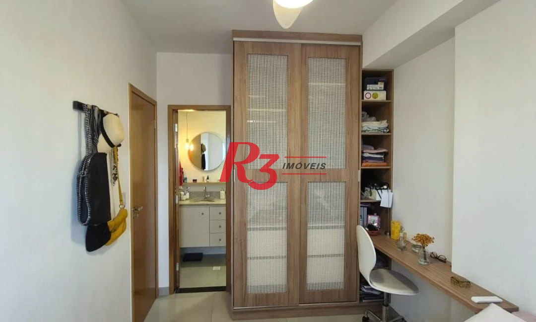 Apartamento com 2 dormitórios à venda, 55 m² por R$ 690.000,00 - Marapé - Santos/SP