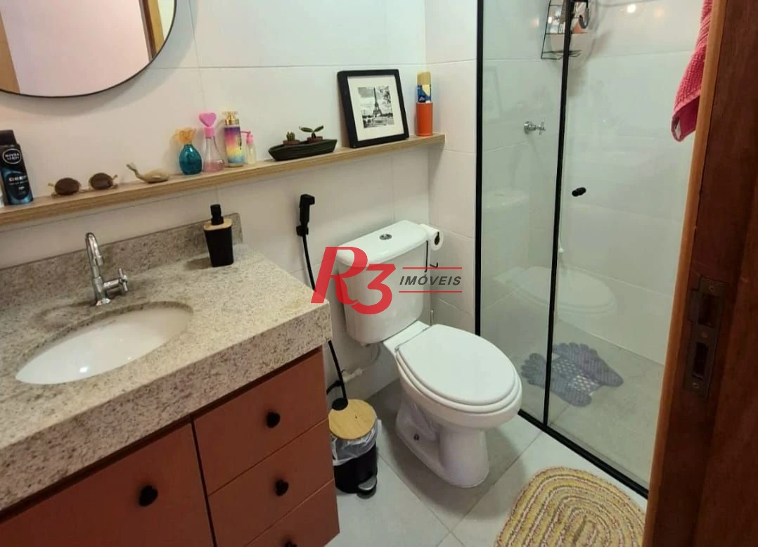 Apartamento com 2 dormitórios à venda, 55 m² por R$ 690.000,00 - Marapé - Santos/SP